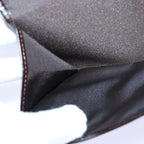 FENDI Zucca Canvas Long Wallet Black Brown Silveram6788
