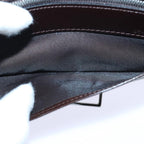 FENDI Zucca Canvas Long Wallet Black Brown Silveram6788