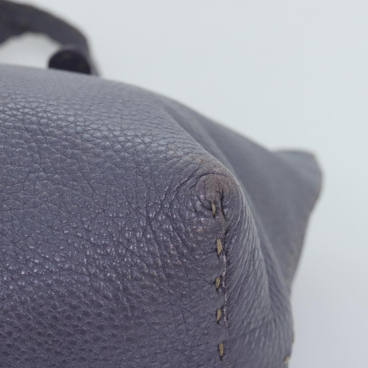 FENDI Celeria Tote Bag Leather Purpleam6831