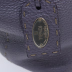FENDI Celeria Tote Bag Leather Purpleam6831