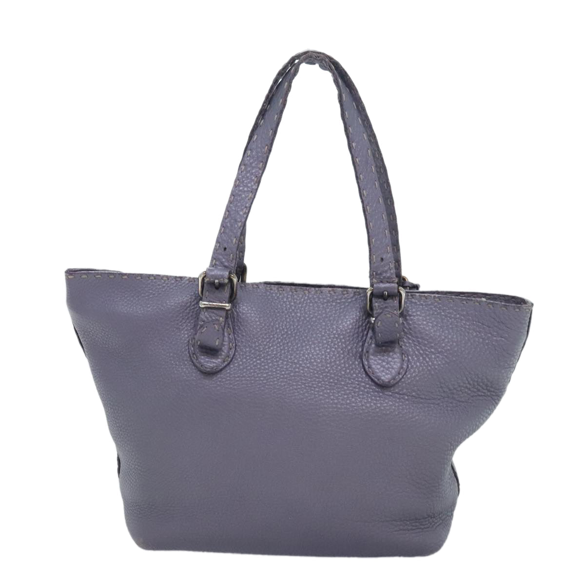 FENDI Celeria Tote Bag Leather Purpleam6831