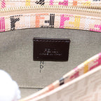 FENDI Zucchino Canvas Wallet Beige Goldam6889