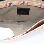 FENDI Zucchino Canvas Wallet Beige Goldam6889