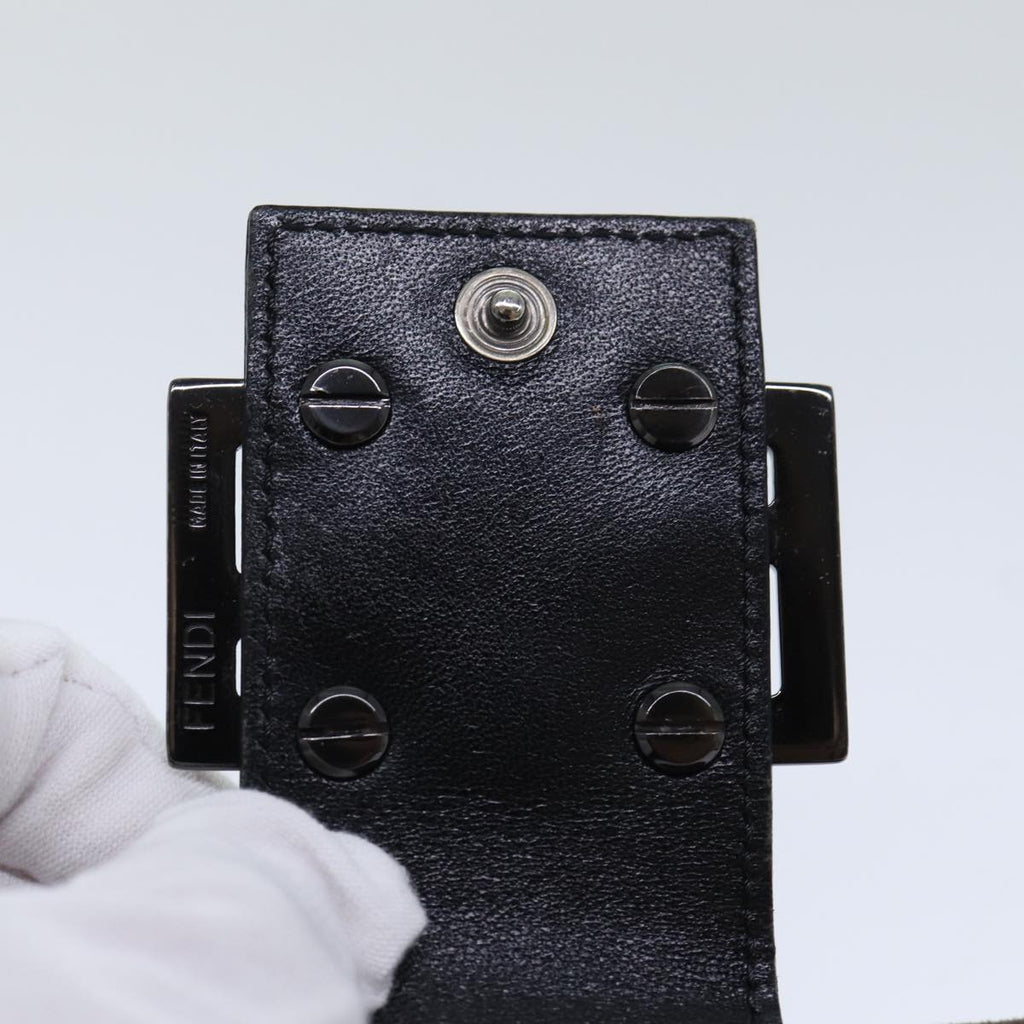 FENDI Zucchino Canvas Wallet Brown Silveram6905