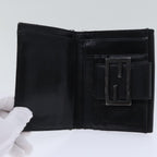 FENDI Zucchino Canvas Wallet Brown Silveram6905