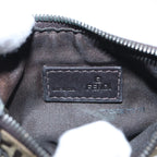 FENDI Zucchino Canvas Coin Purse Beigeam6906