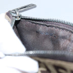 FENDI Zucchino Canvas Coin Purse Beigeam6906