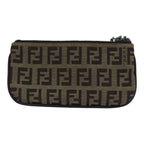 FENDI Zucchino Canvas Coin Purse Beigeam6906