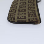 FENDI Zucchino Canvas Coin Purse Beigeam6906