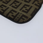 FENDI Zucchino Canvas Coin Purse Beigeam6906