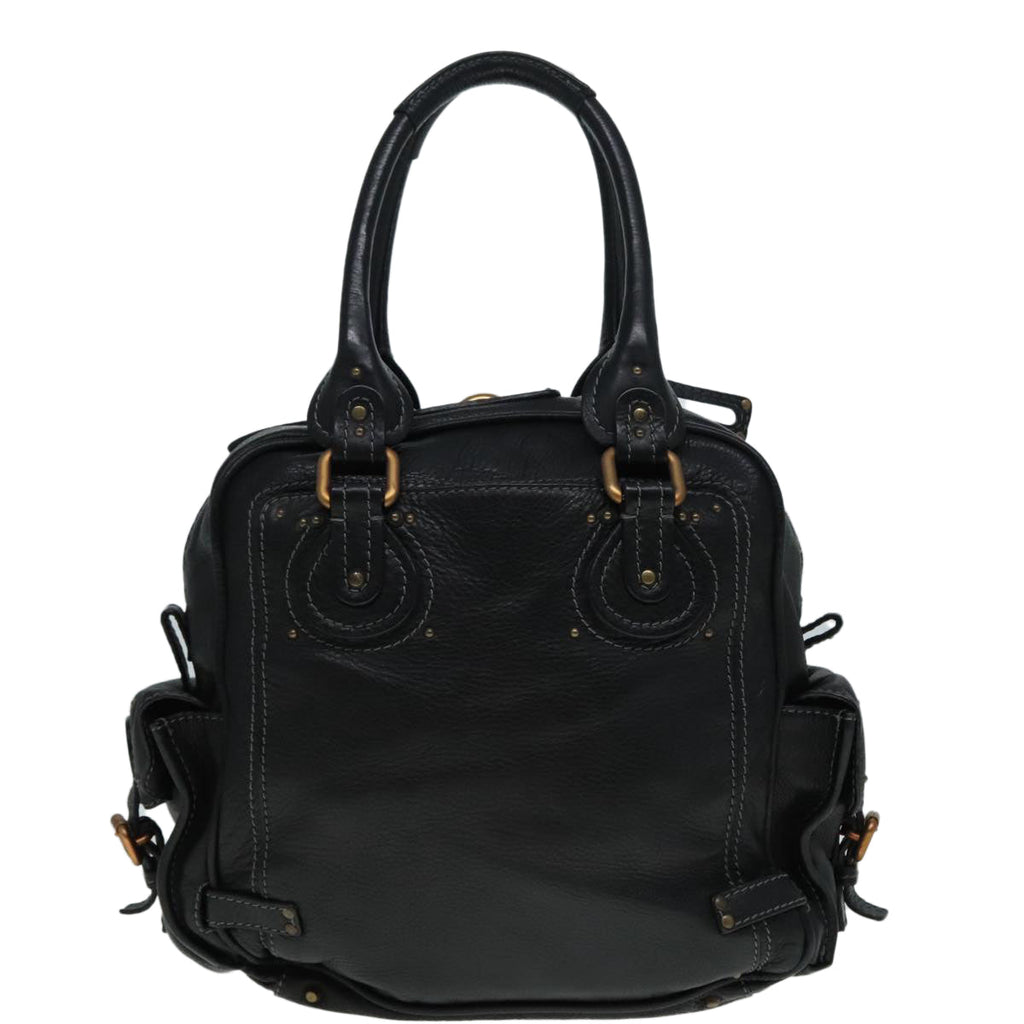 Chloe Paddington Shoulder Bag Leather Black am6968