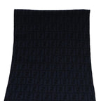 FENDI Zucca Canvas Scarf Wool Beigeam7263