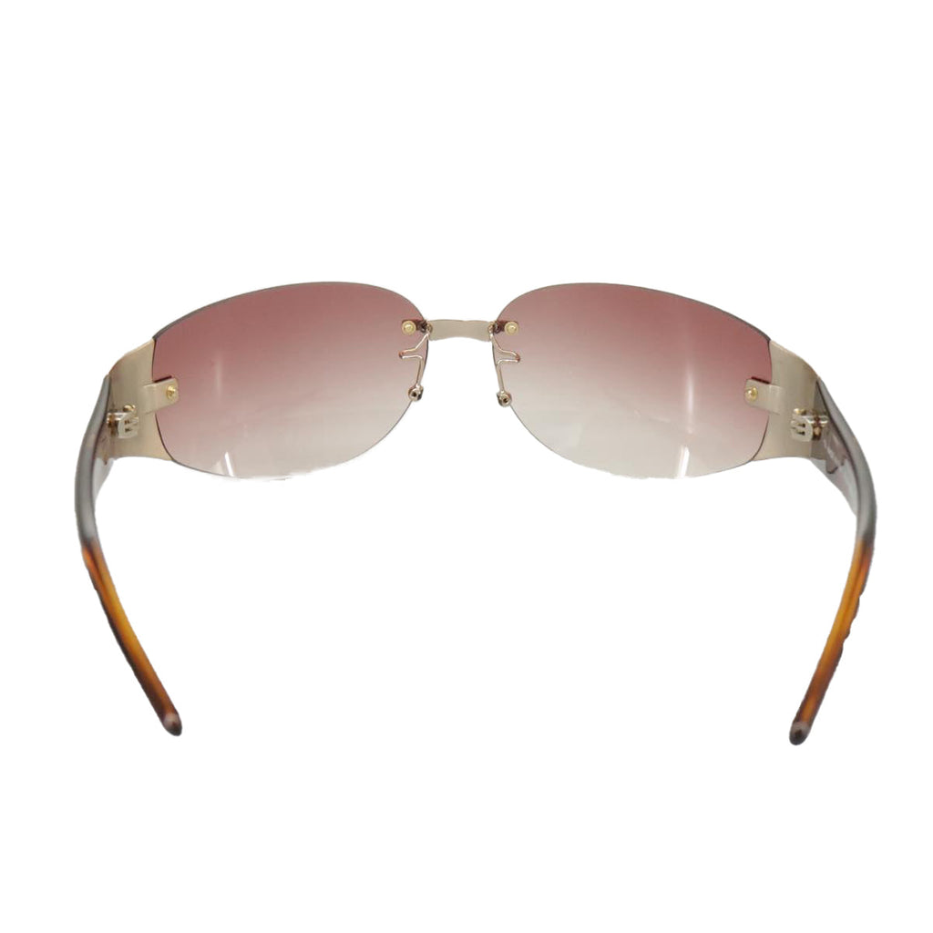 FENDI Sunglasses Plastic Pink Silveram7300