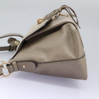 See by Chloe Shoulder Bag Leather Suede 2way Beige Gold am7344