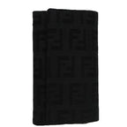 FENDI Zucchino Canvas Key Case Blackam7391