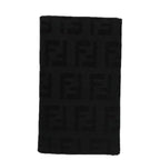 FENDI Zucchino Canvas Key Case Blackam7391