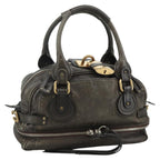 Chloe Paddington Shoulder Bag Leather Brown am7569
