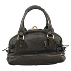 Chloe Paddington Shoulder Bag Leather Brown am7569