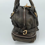 Chloe Paddington Shoulder Bag Leather Brown am7569