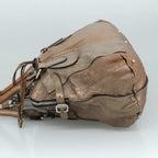 Chloe Paddington Tote Bag Leather Gold Tone am7570