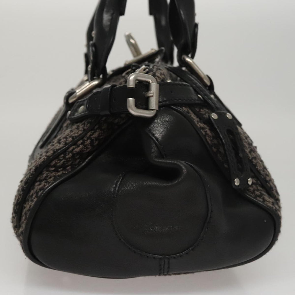 Chloe Paddington Hand Bag Canvas Gray Silver am7572