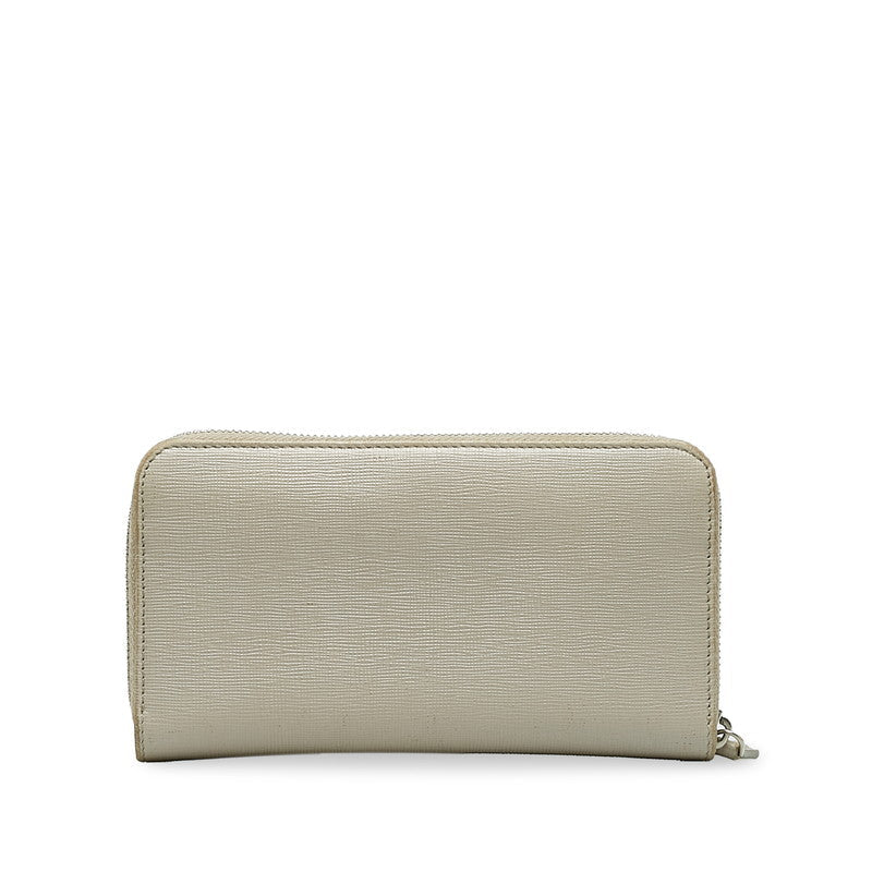 Fendi Leather Flower Zip-Around Long Wallet 8M0299