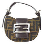 FENDI Zucca Mini Hand Bag Brown ao34480