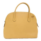 CELINE Hand Bag Leather Beige  ar10027B