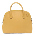 CELINE Hand Bag Leather Beige  ar10027B