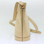 CELINE Shoulder Bag Leather Beige  ar10051B