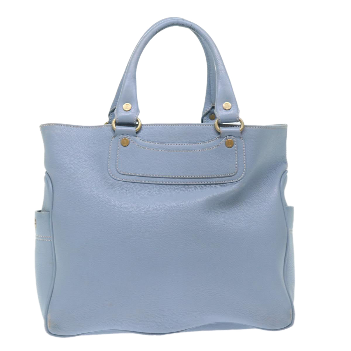 CELINE Boogie Bag Hand Bag Leather Blue  ar10054B