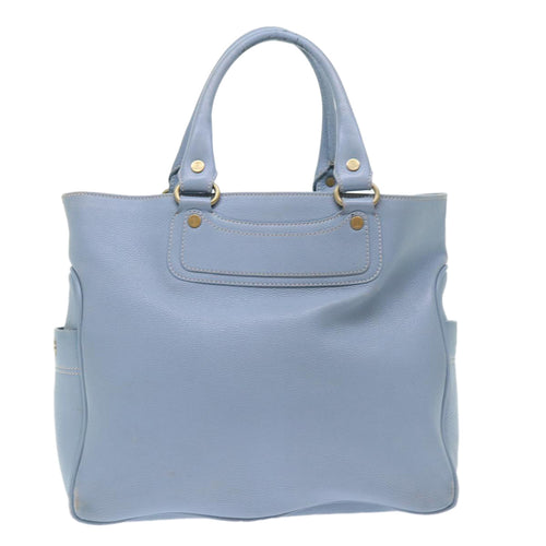 CELINE Boogie Bag Hand Bag Leather Blue  ar10054B