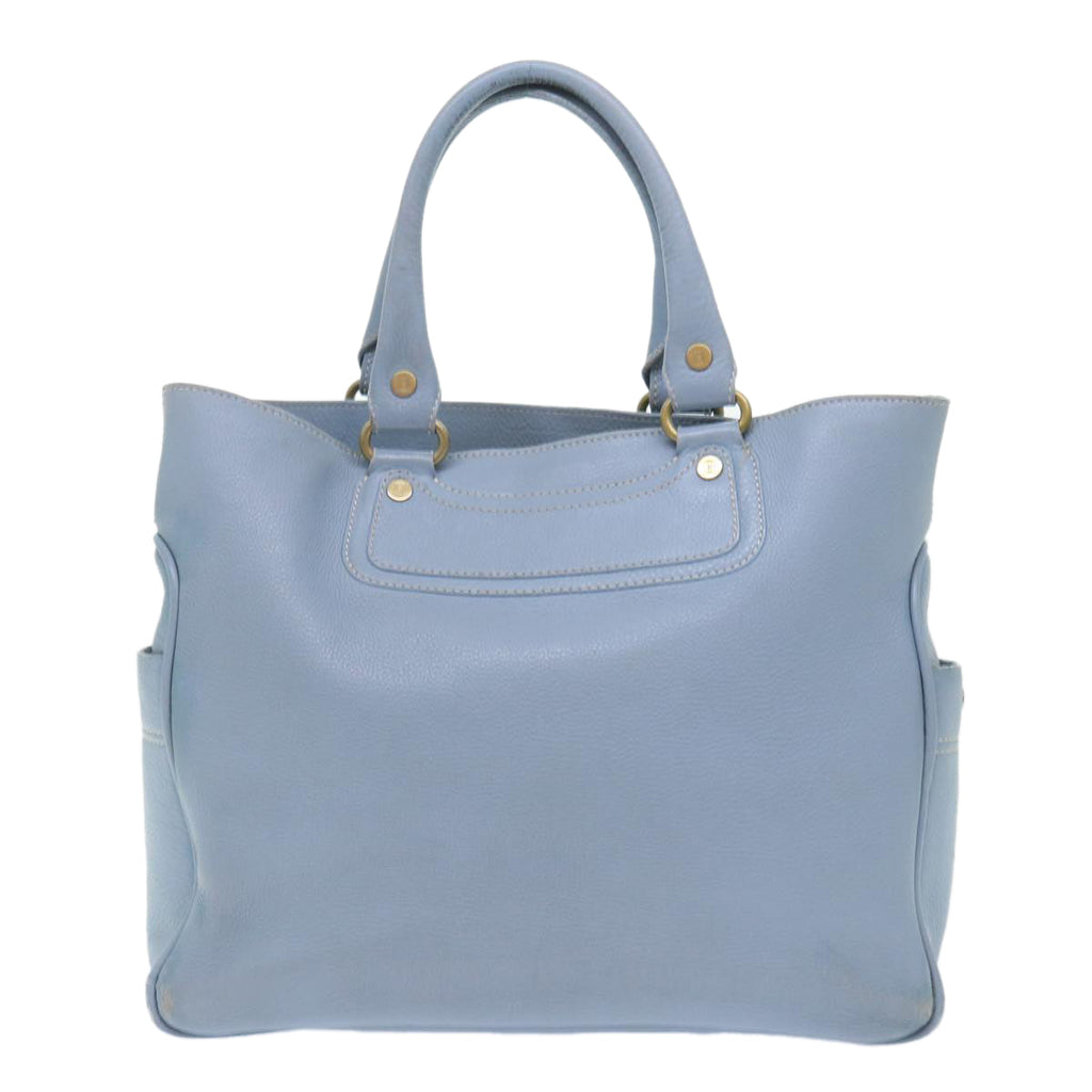 CELINE Boogie Bag Hand Bag Leather Blue  ar10054B