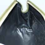 FENDI Zucchino Canvas Clutch Bag Vintage Brownar10173