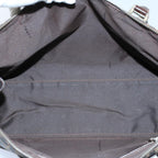 FENDI Zucca Canvas Shoulder Bag Black Brownar10174