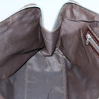 FENDI Zucca Canvas Shoulder Bag Black Brownar10174