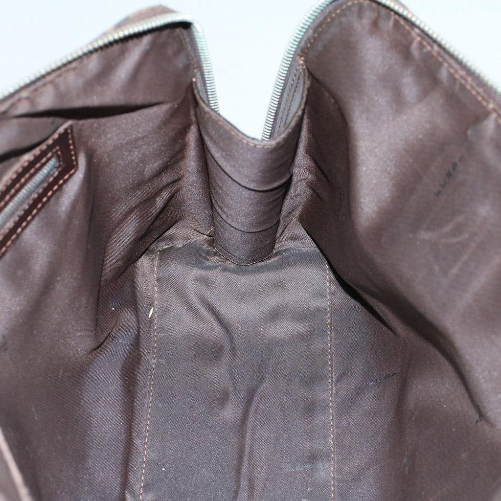 FENDI Zucca Canvas Shoulder Bag Black Brownar10174