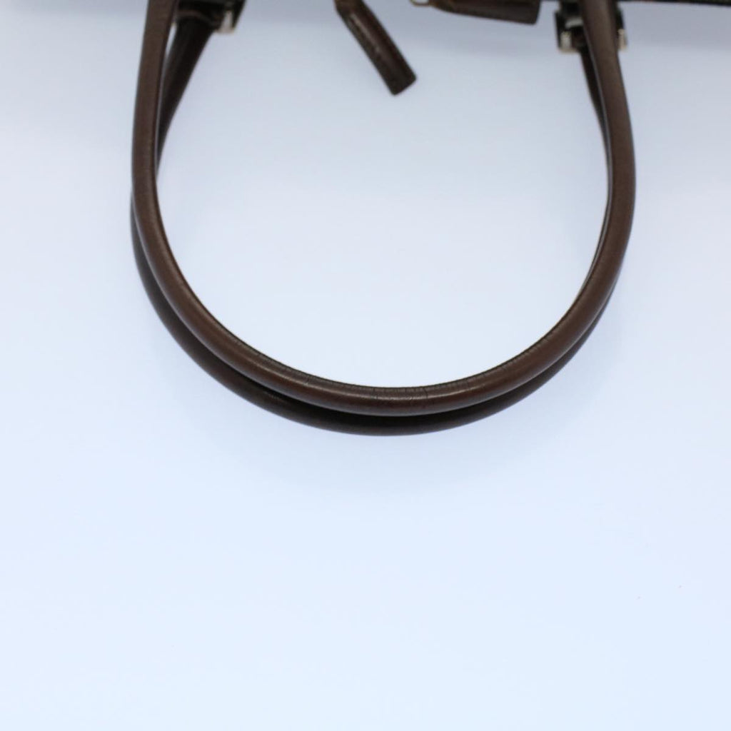 FENDI Zucca Canvas Shoulder Bag Black Brownar10174