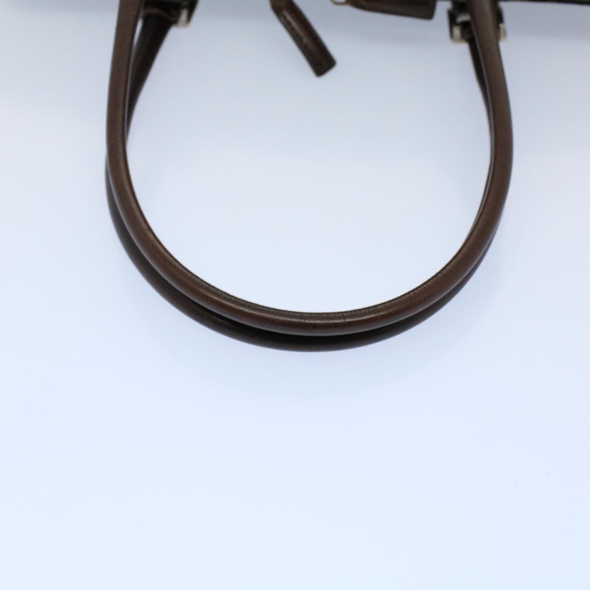 FENDI Zucca Canvas Shoulder Bag Black Brownar10174