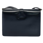 CELINE Horse Carriage Shoulder Bag Leather Navy  ar10323