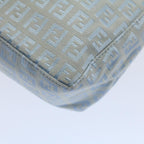FENDI Zucchino Canvas Hand Bag Bluear10327