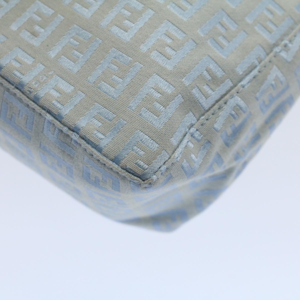 FENDI Zucchino Canvas Hand Bag Bluear10327