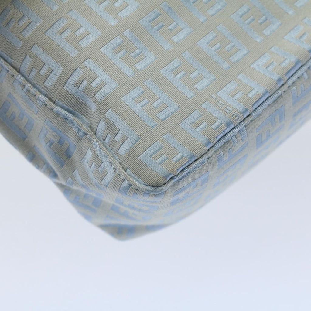 FENDI Zucchino Canvas Hand Bag Bluear10327