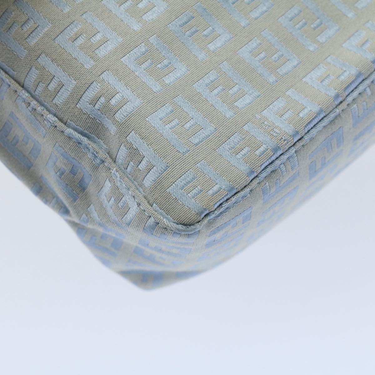 FENDI Zucchino Canvas Hand Bag Bluear10327