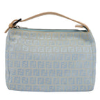 FENDI Zucchino Canvas Hand Bag Bluear10327