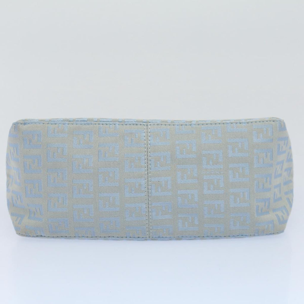 FENDI Zucchino Canvas Hand Bag Bluear10327