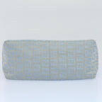 FENDI Zucchino Canvas Hand Bag Bluear10327