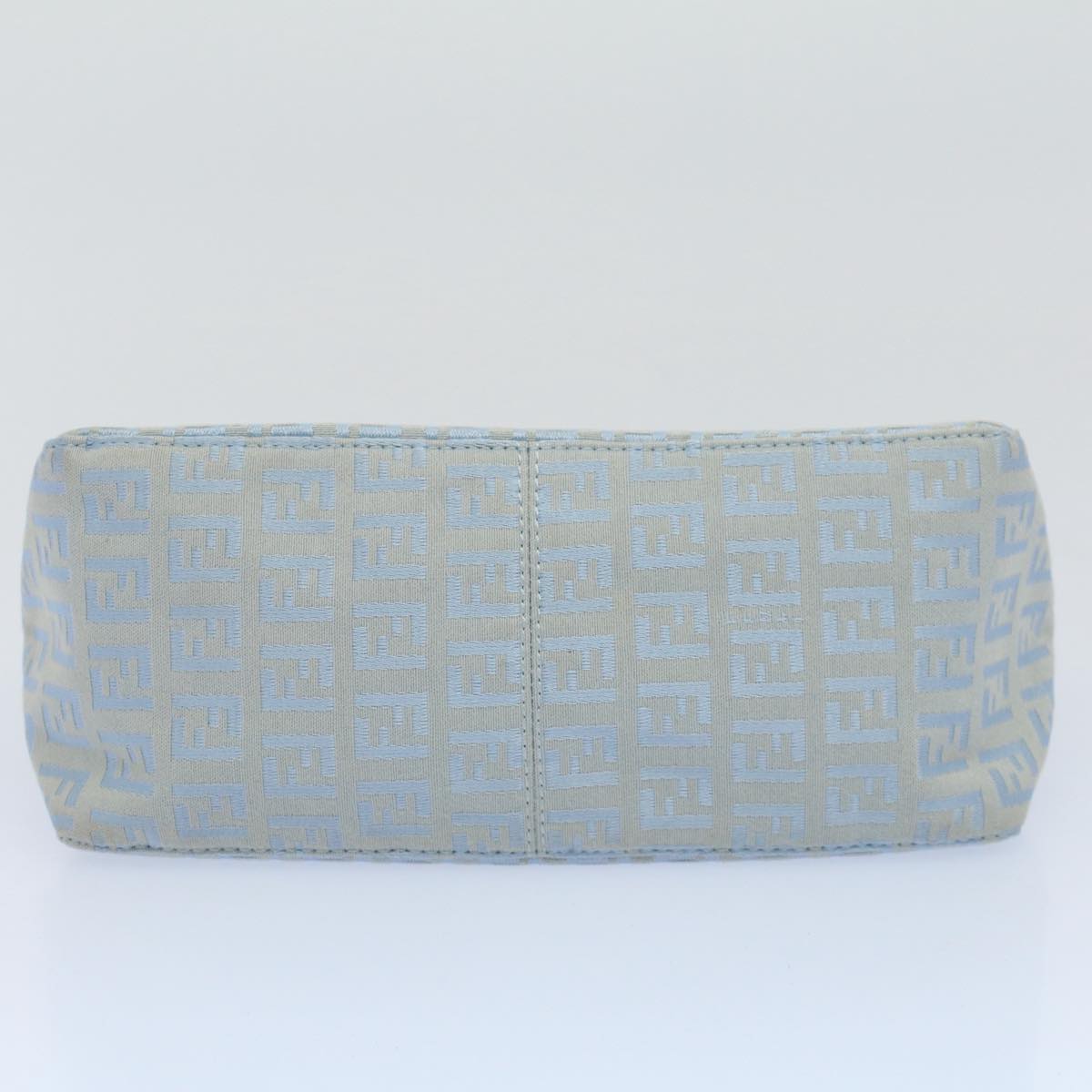 FENDI Zucchino Canvas Hand Bag Bluear10327