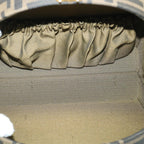 FENDI Zucca Canvas Hand Bag 2way Black Brownar10368B