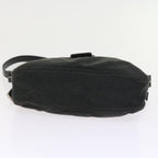 FENDI Mamma Baguette Shoulder Bag Canvas Grayar10408